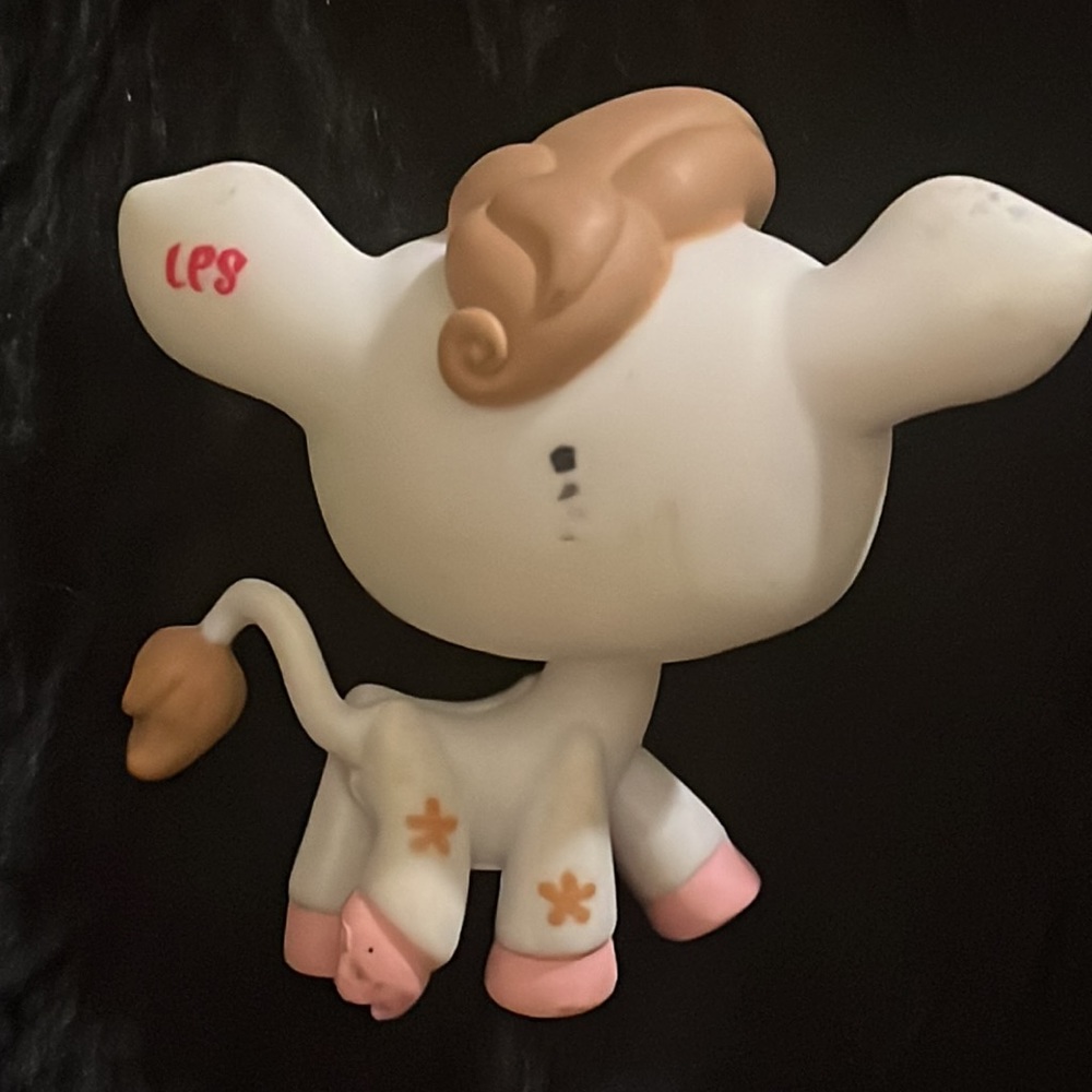 LPS Weeble Wobbler Cow Toy - Picture 2 of 16